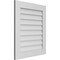Ekena Millwork Vertical Surface Mount PVC Gable Vent: Non-Functional, w/ 3-1/2"W x 1"P Standard Frame, 26"W x 30"H GVPVE26X3001SN - alternate 4